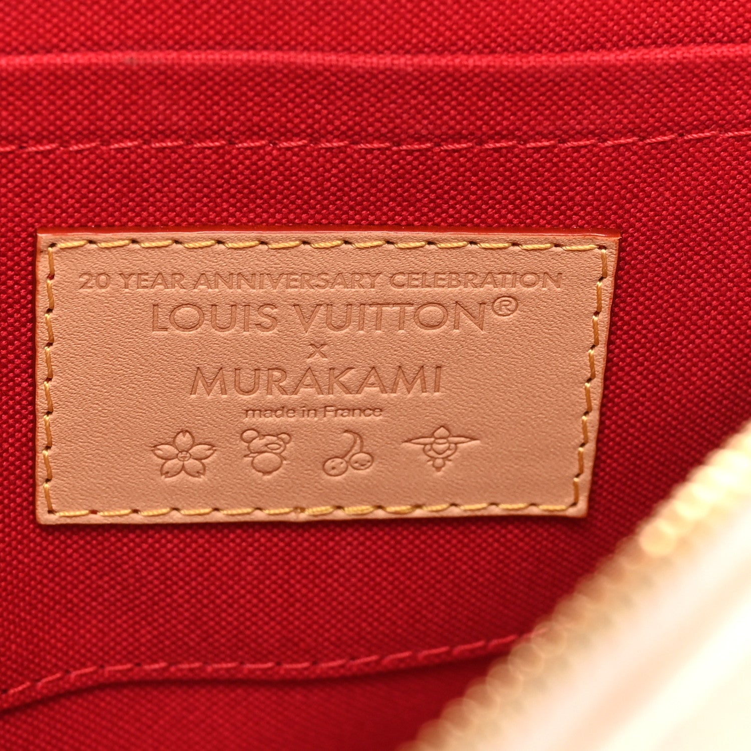 Louis Vuitton LV X TM Monogram Cerises Alma BB White 6 of 9
