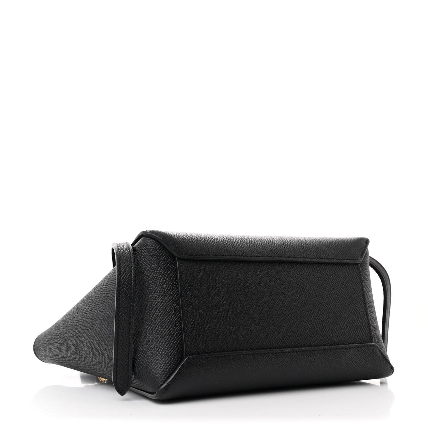 Grained Calfskin Nano Belt Bag Black