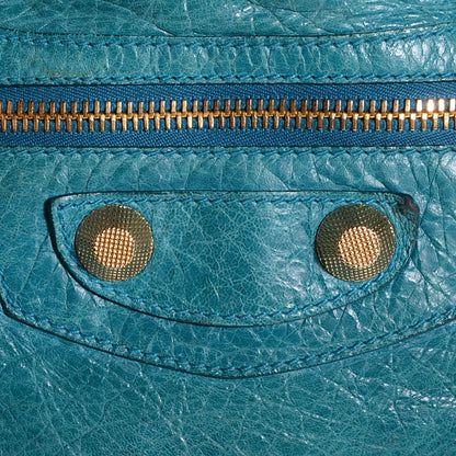 Balenciaga Agneau Giant 21 Gold Hardware City Turquoise 7 of 15