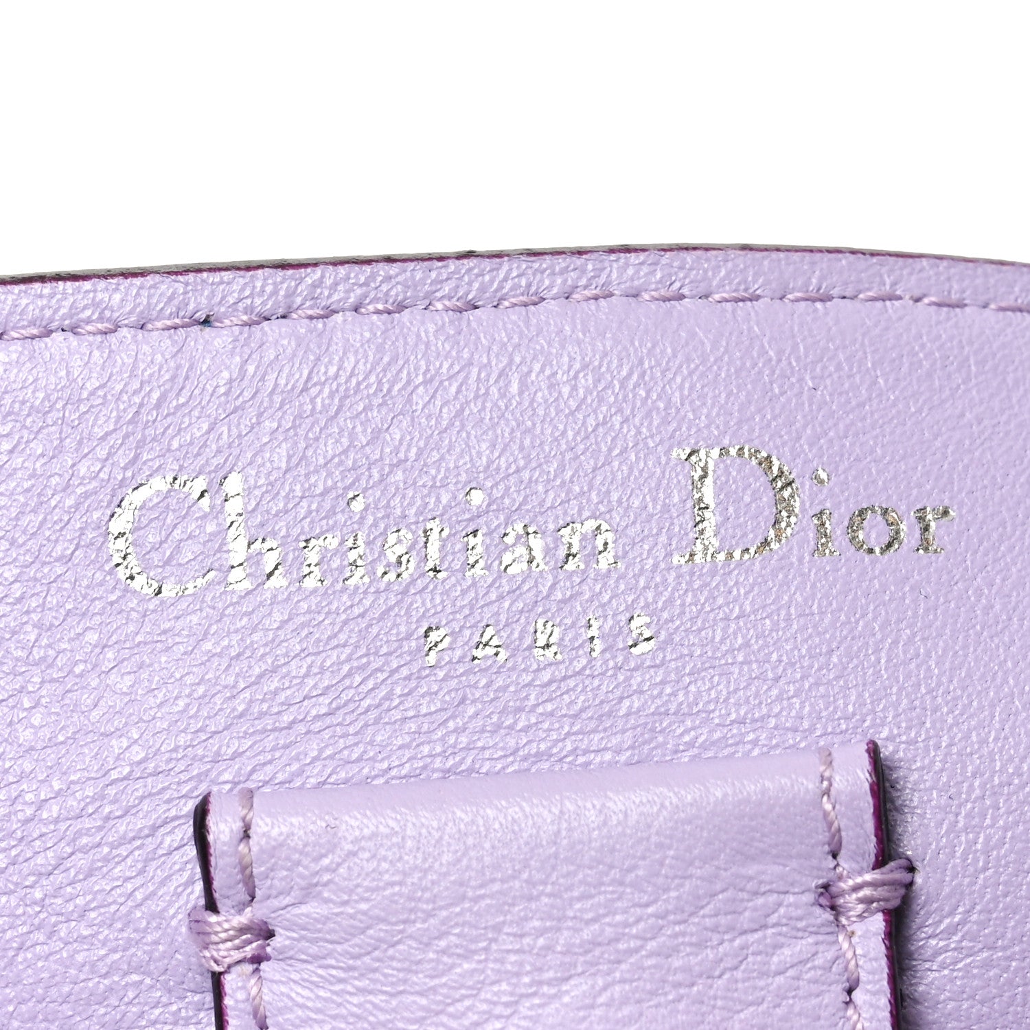 Christian Dior Smooth Calfskin Large Diorissimo Tote Blue 7 of 11
