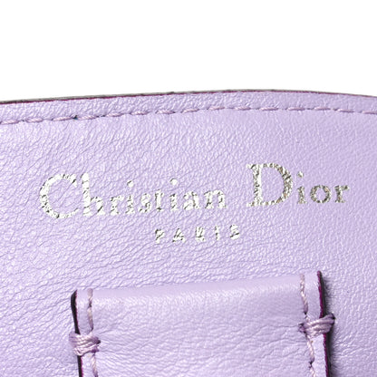 Christian Dior Smooth Calfskin Large Diorissimo Tote Blue 7 of 11