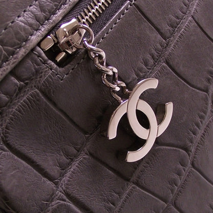 Chanel Crocodile Shopping Tote Gray 8 of 15