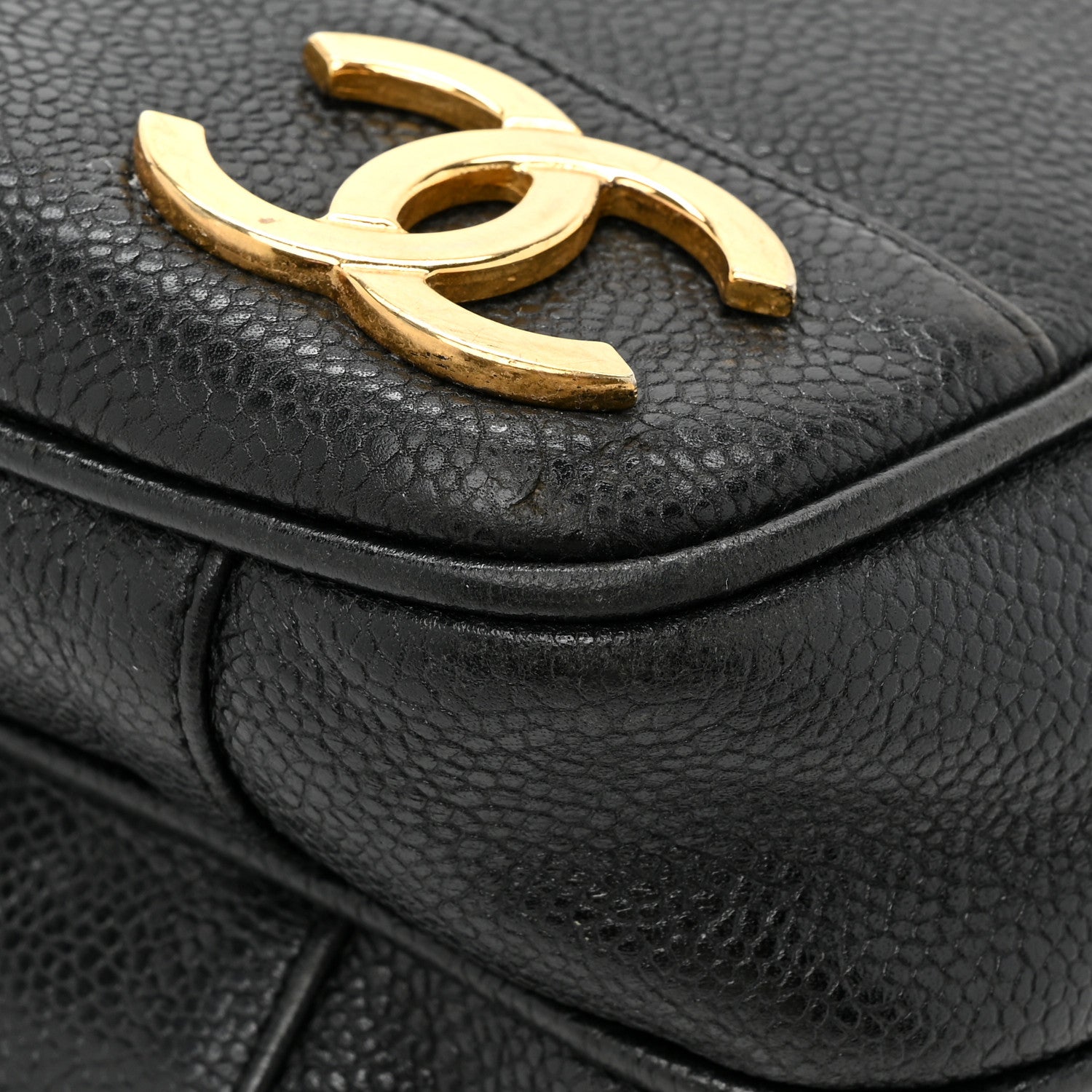 Chanel Caviar Shoulder Bag Black 12 of 16