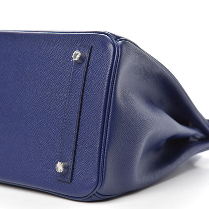 Hermes Epsom Birkin 30 Bleu Encre 9 of 12