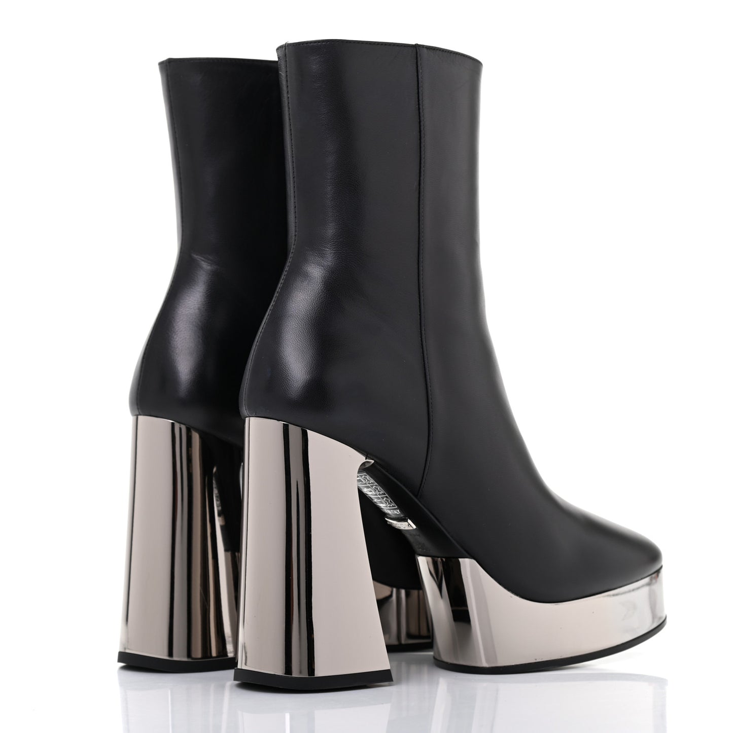 Malaga Kid Chrome Ankle Boots 36.5 Black