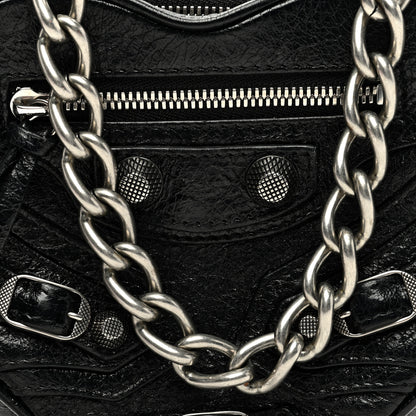 Balenciaga Agneau Arena Mini Le Cagole Heart Bag Black 8 of 9