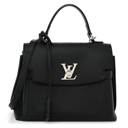 Louis Vuitton Calfskin Lockme Ever BB Black 1 of 12
