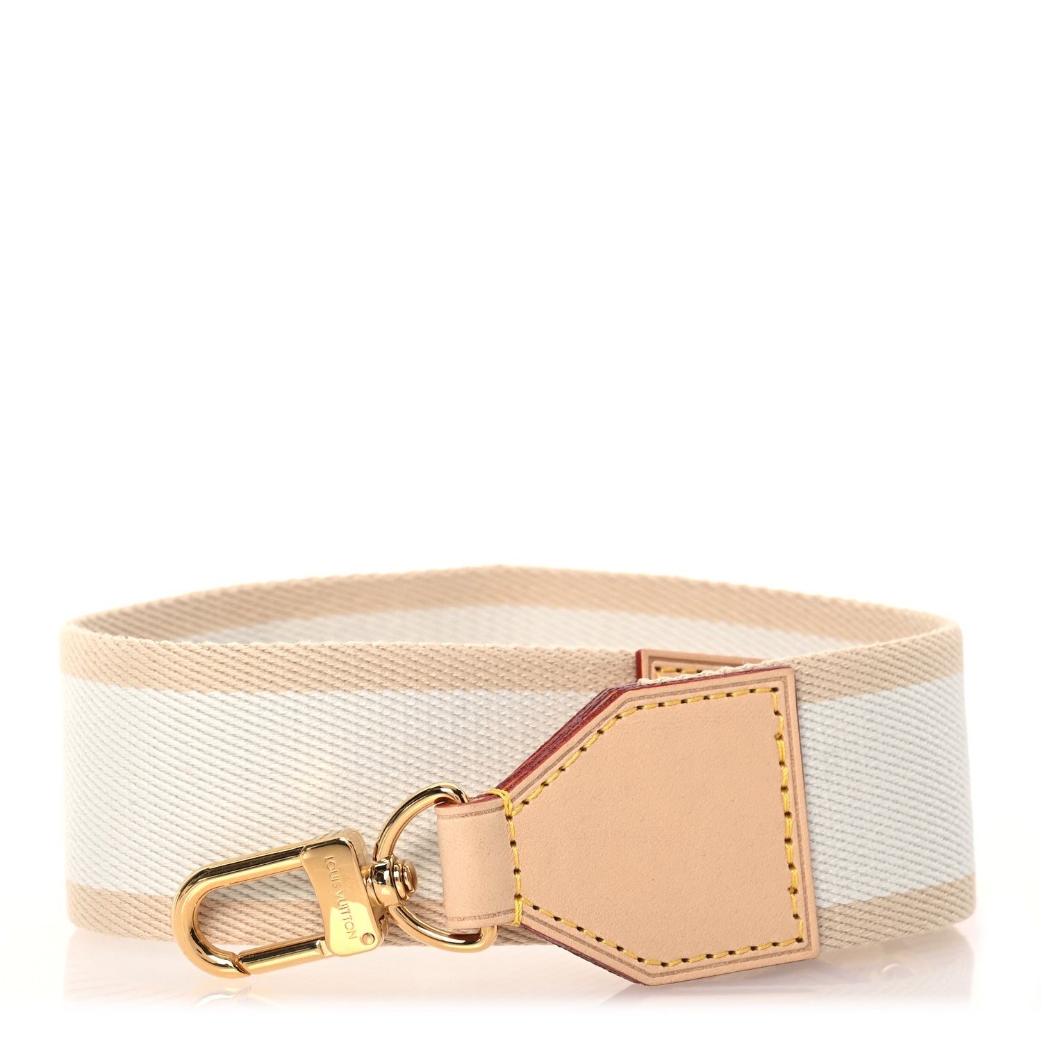 Louis Vuitton Jacquard Monogram Vibe LV Shoulder Strap Beige White 1 of 5