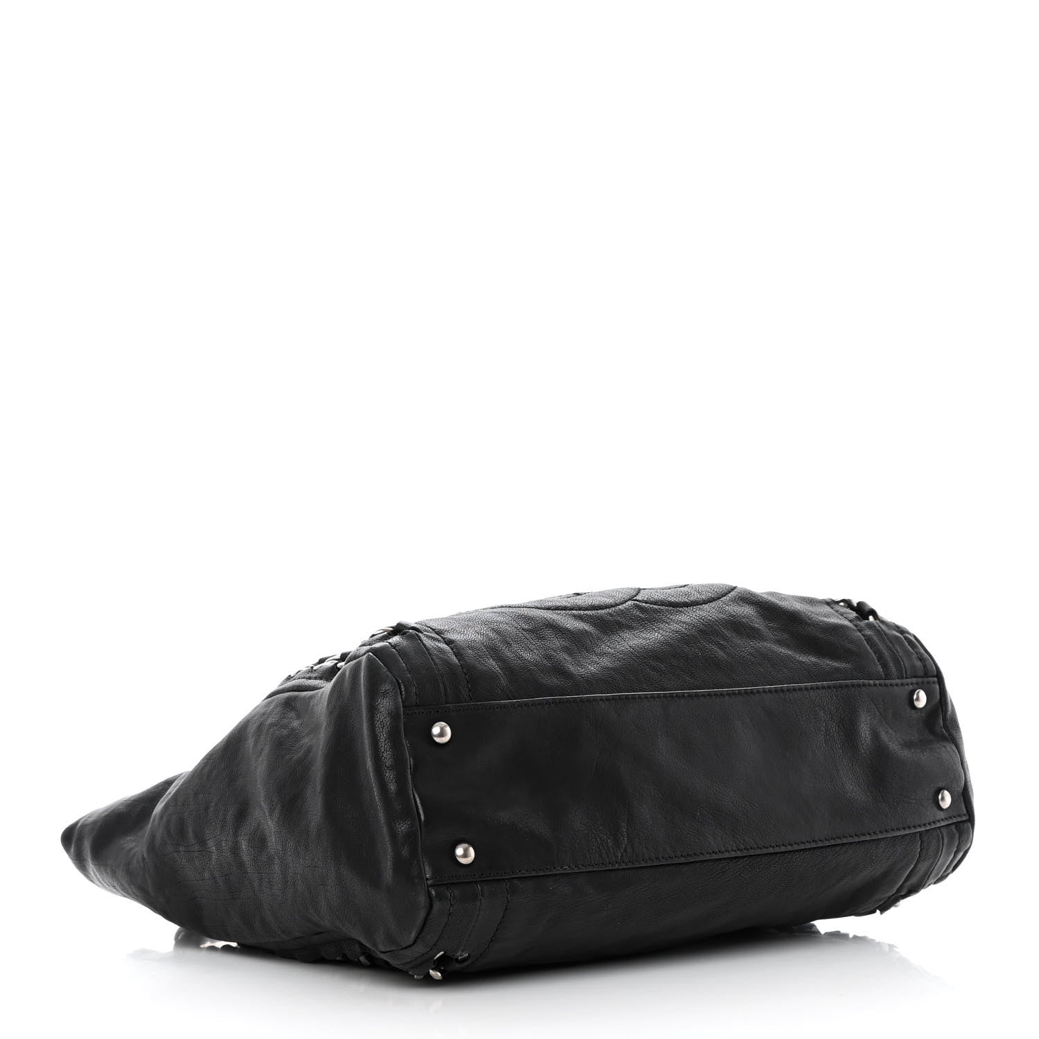 Chanel Glazed Calfskin Modern Chain Tote Black 4 of 13