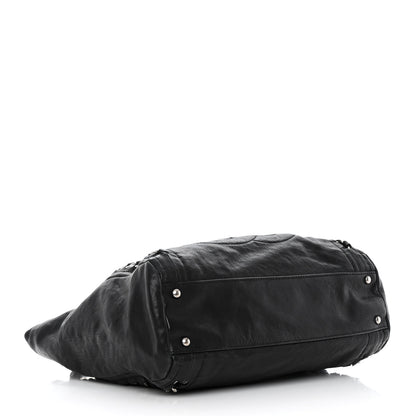 Chanel Glazed Calfskin Modern Chain Tote Black 4 of 13