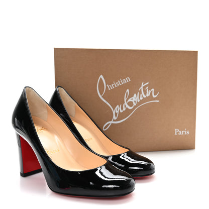 Christian Louboutin Patent Lady Gena 85 Pumps 35 Black 9 of 9