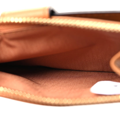 MCM Calfskin Visetos Patricia Mini Card Holder Cognac 5 of 9