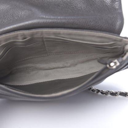 Chanel Caviar Half Moon Wallet On Chain WOC Grey 5 of 11