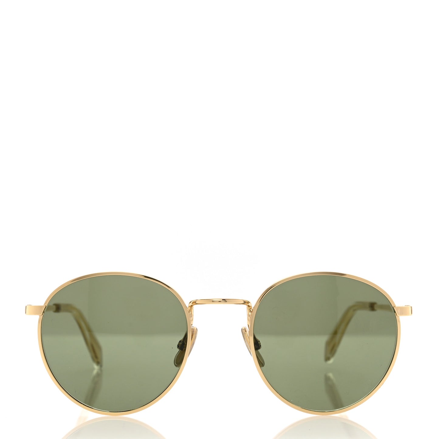 Metal Round Sunglasses CL40100U Gold