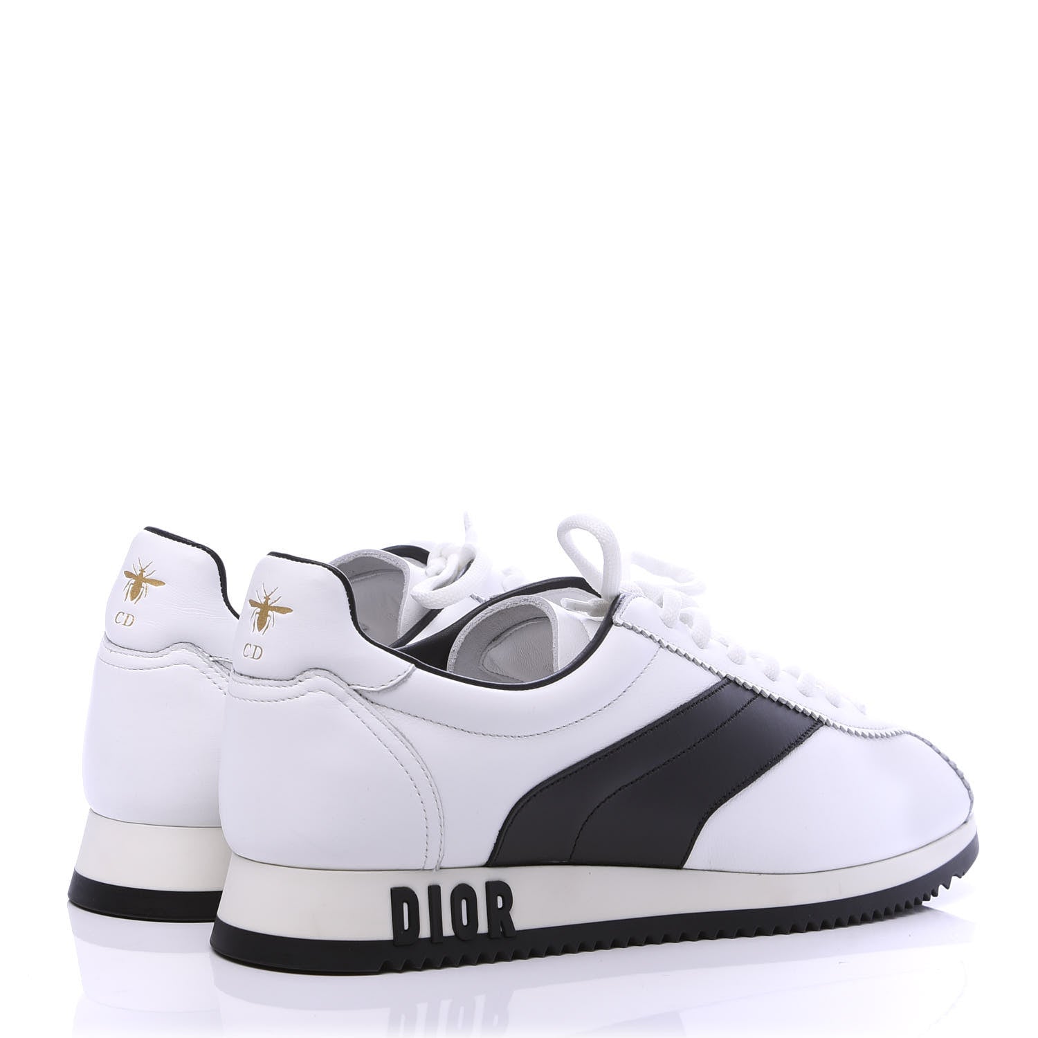 Christian Dior Calfskin Mix Diorun Sneakers 39 Optic White 4 of 10