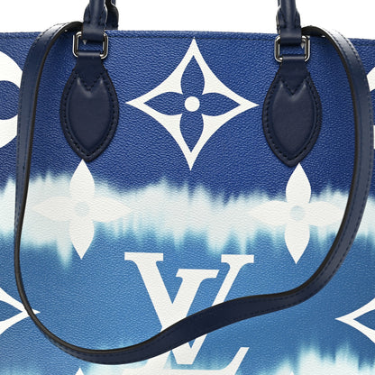 Louis Vuitton Monogram Escale Onthego GM Blue 7 of 11