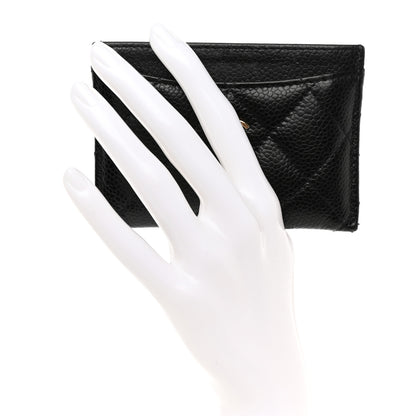Chanel Caviar Quilted Card Holder Black 2 of 8