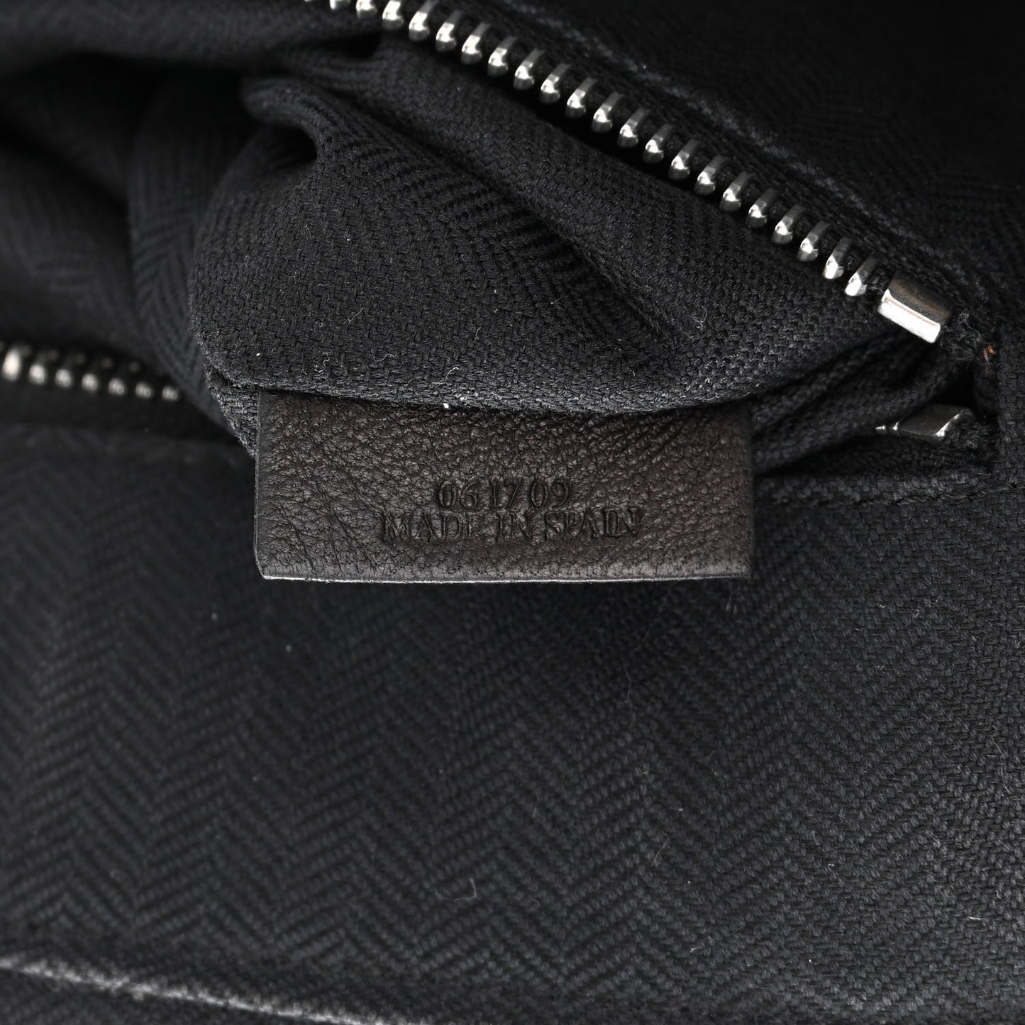 Calfskin Goya Backpack Black Beige