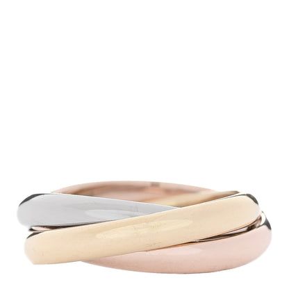 Cartier 18K Pink Yellow White Gold Classic Trinity Ring 56 7.5 3 of 6
