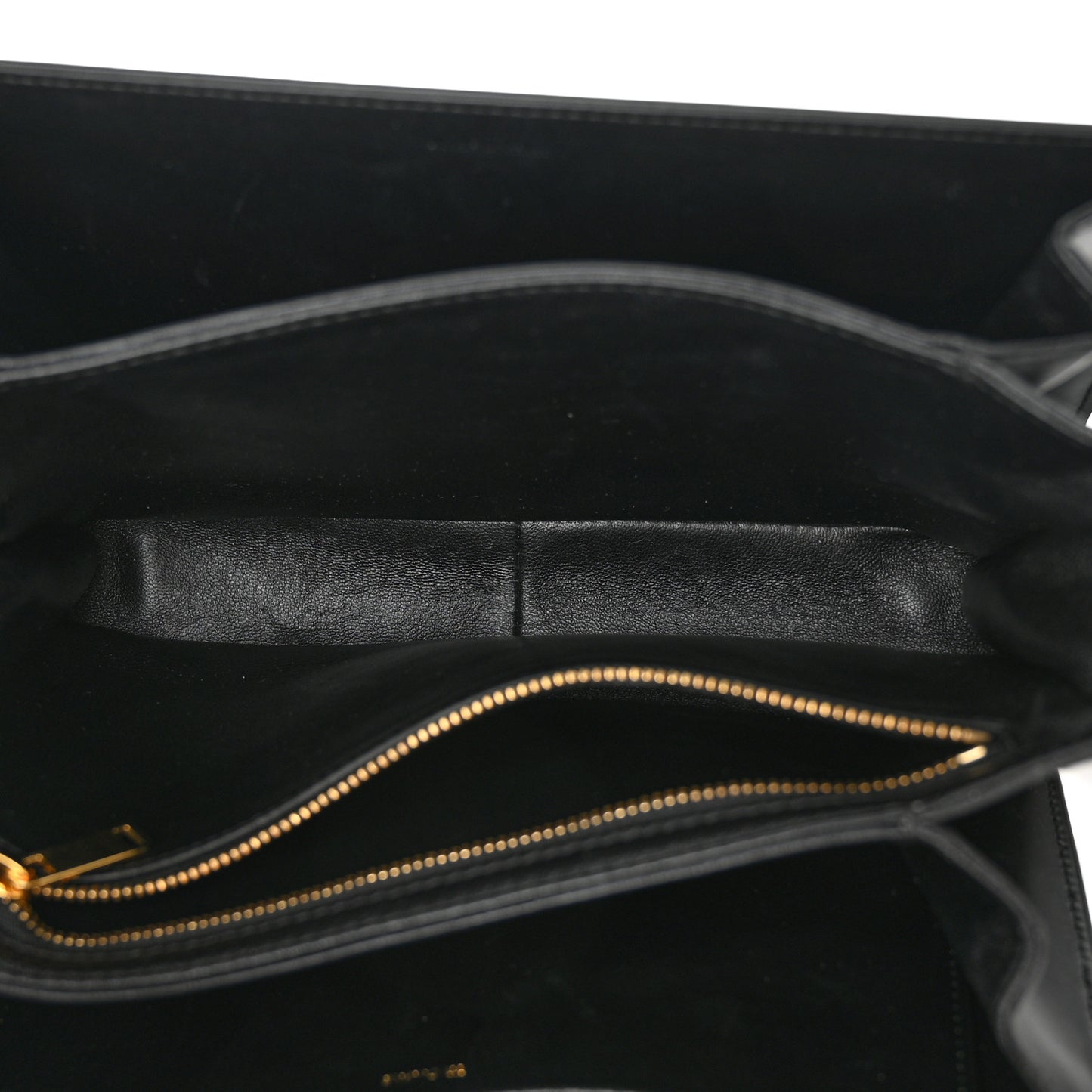 Shiny Calfskin Medium Triomphe Black