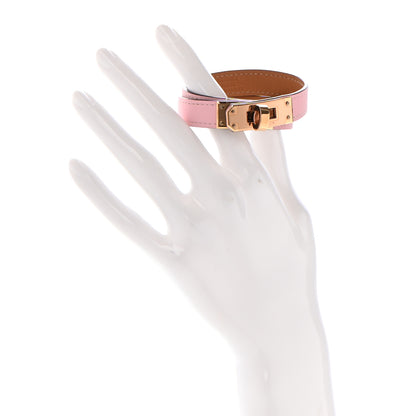 Hermes Swift Kelly Double Tour Bracelet T2 Rose Sakura 2 of 7