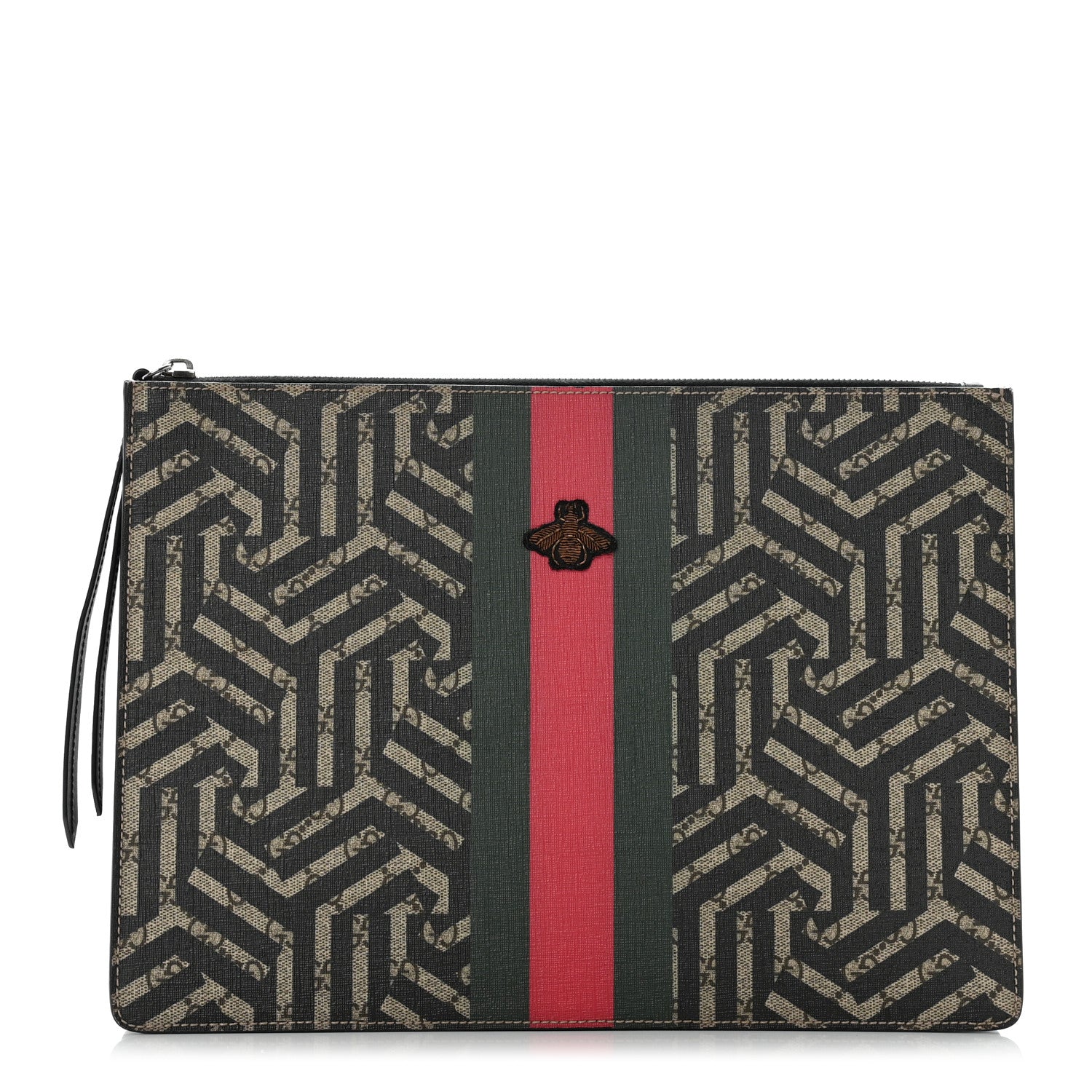 Gucci GG Supreme Monogram Caleido Web Messenger Beige Ebony 1 of 8