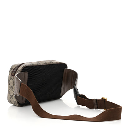 Gucci Soft GG Supreme Monogram Medium Ophidia Belt Bag Dark Brown 3 of 11