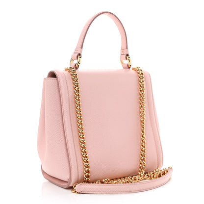 Salvatore Ferragamo Hammered Calfskin Carrie Shoulder Bag Pink 3 of 11