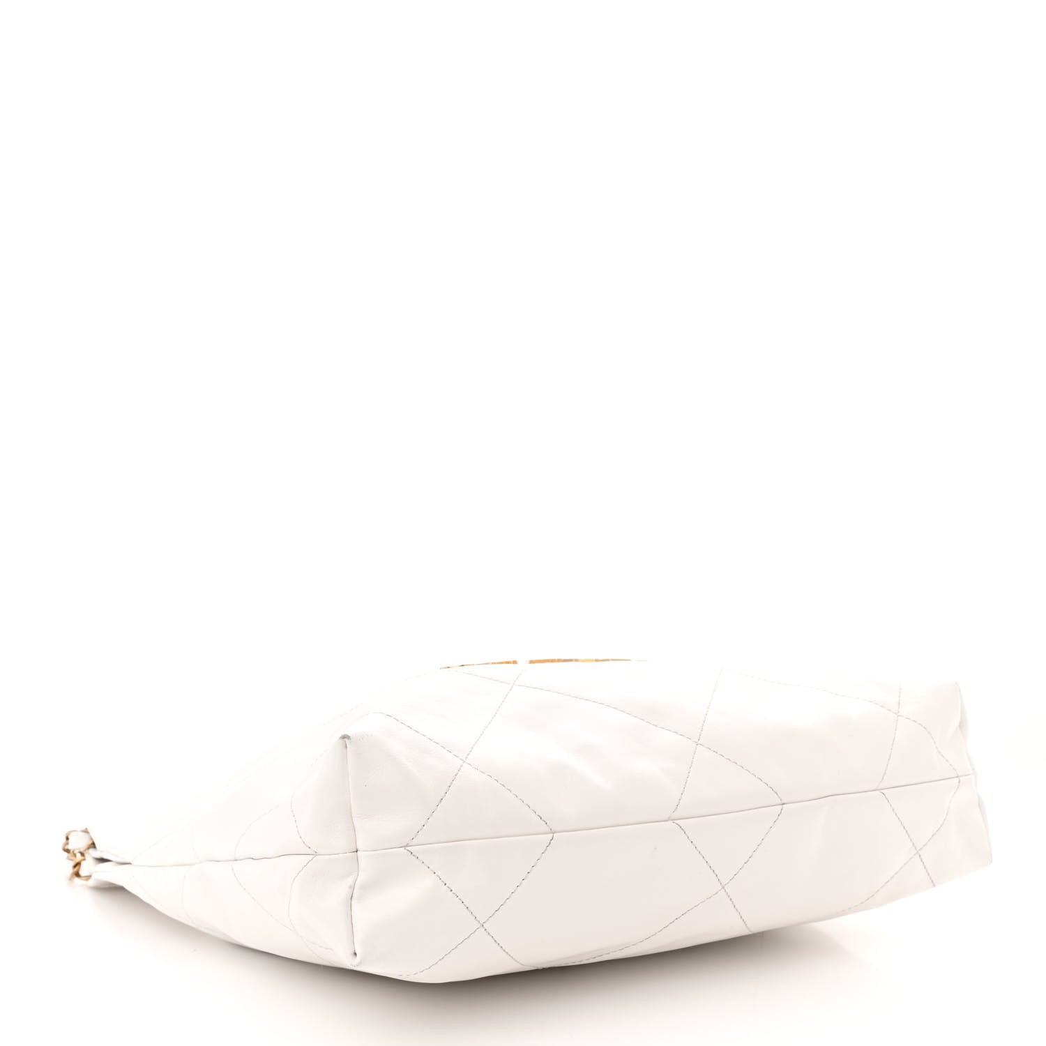 Chanel Shiny Calfskin Quilted Small Chanel 22 White 4 of 11