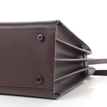 Saint Laurent Grained Calfskin Small Classic Sac De Jour Amaranto 9 of 10