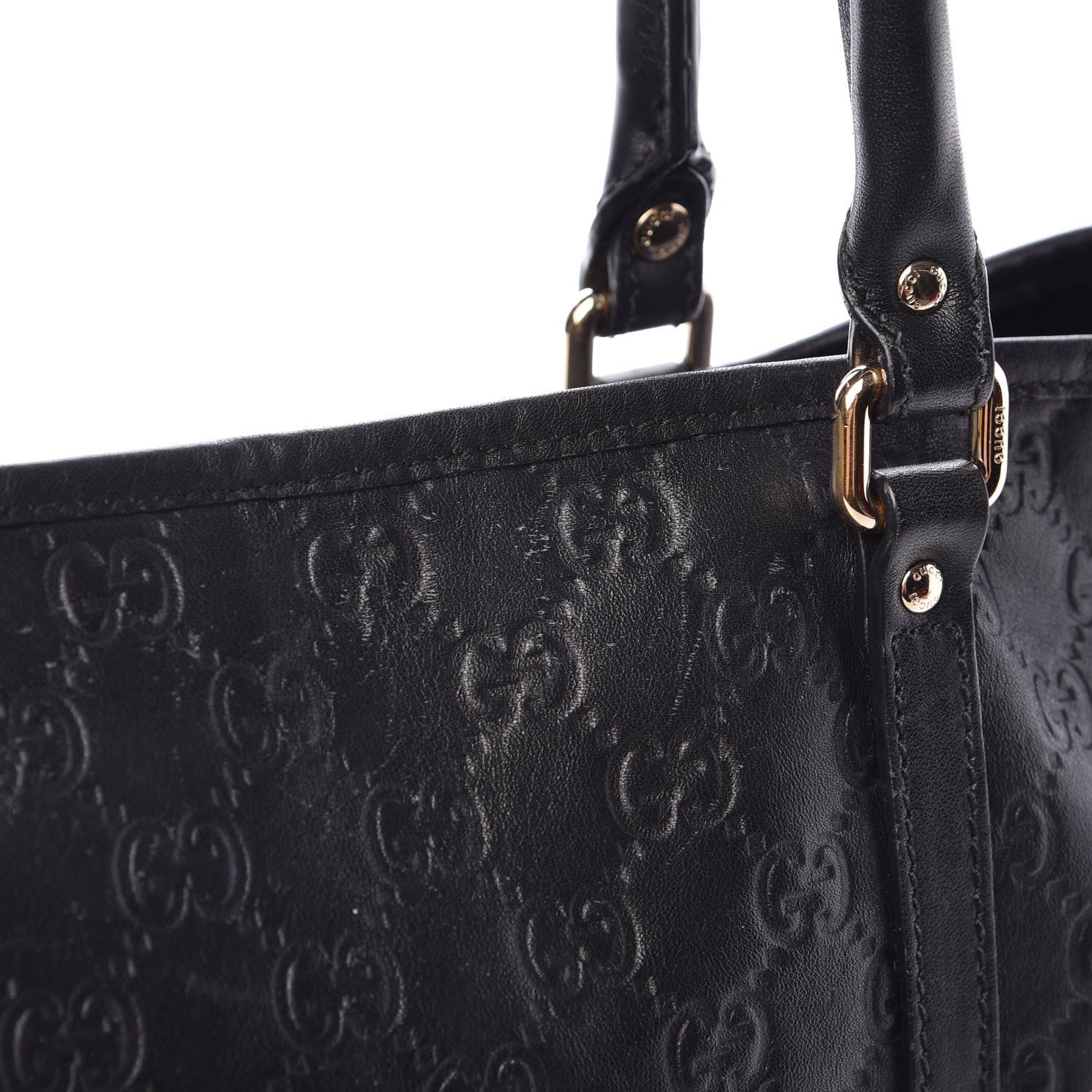 Gucci Guccissima Vitello Tender Medium Joy Tote Black 13 of 16