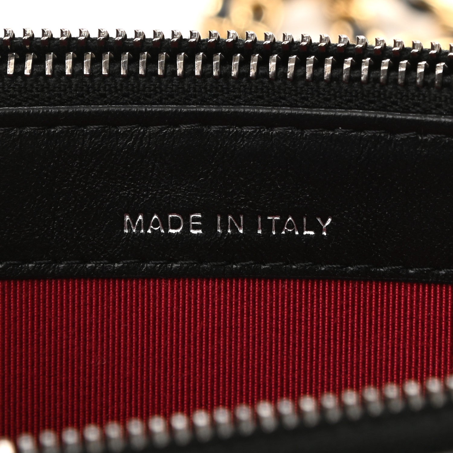 Chanel Aged Calfskin Quilted Small Gabrielle Clutch With Chain Black 7 of 11