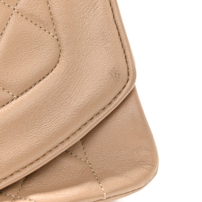 Chanel Lambskin Quilted Medium Single Flap Beige 12 of 14