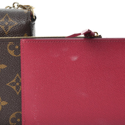 Louis Vuitton Monogram Pochette Felicie Chain Wallet Fuchsia 13 of 14