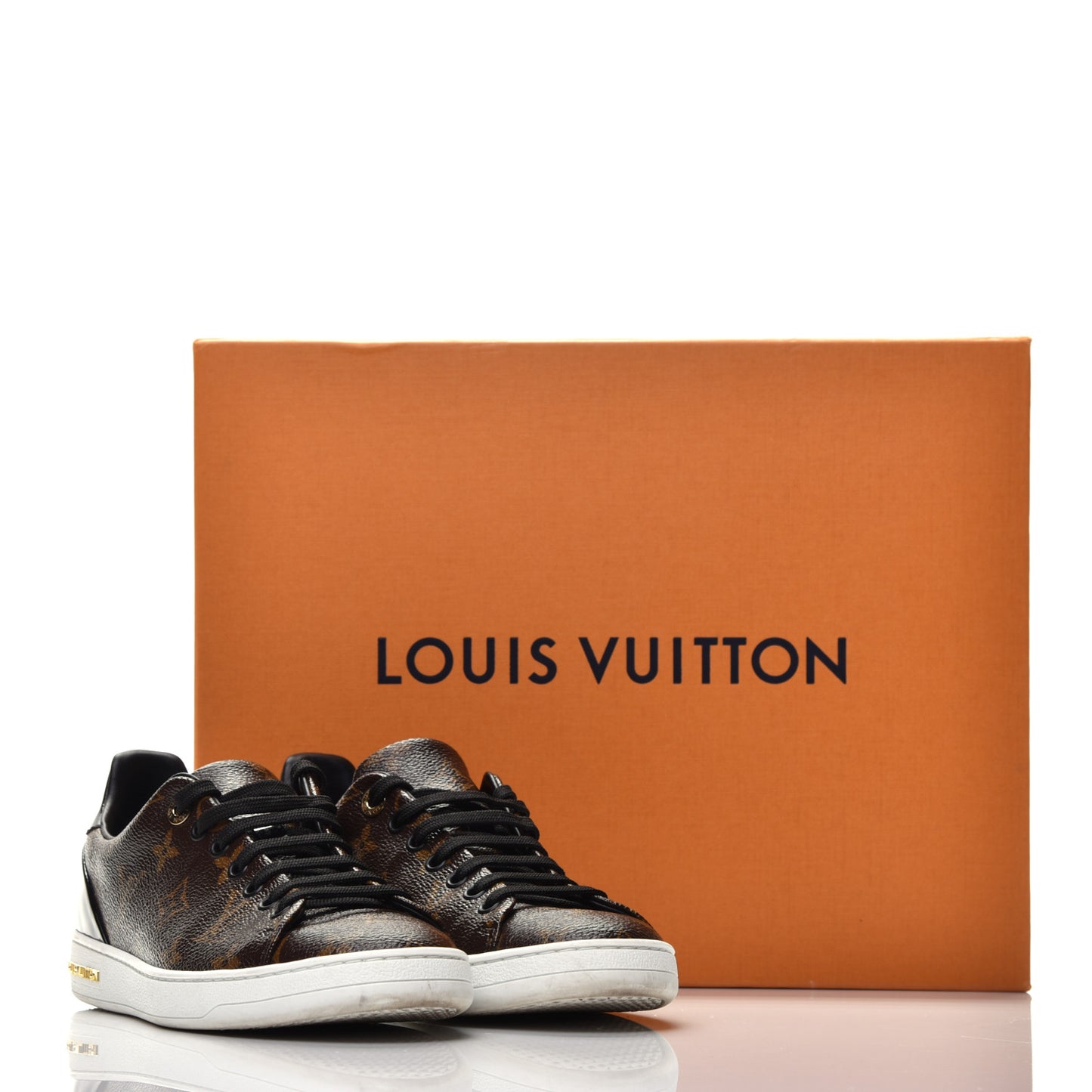 Patent Monogram Frontrow Sneakers 38
