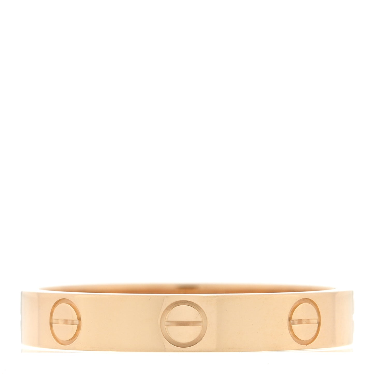 18K Yellow Gold 3.5mm LOVE Wedding Band Ring 59 8.75