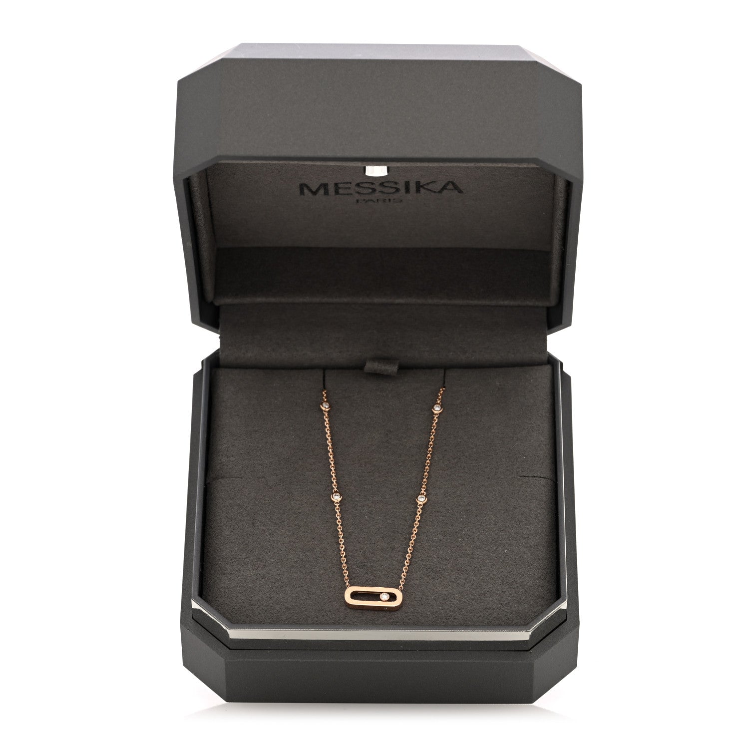 Messika 18K Yellow Gold Diamond Move Uno Necklace 5 of 5