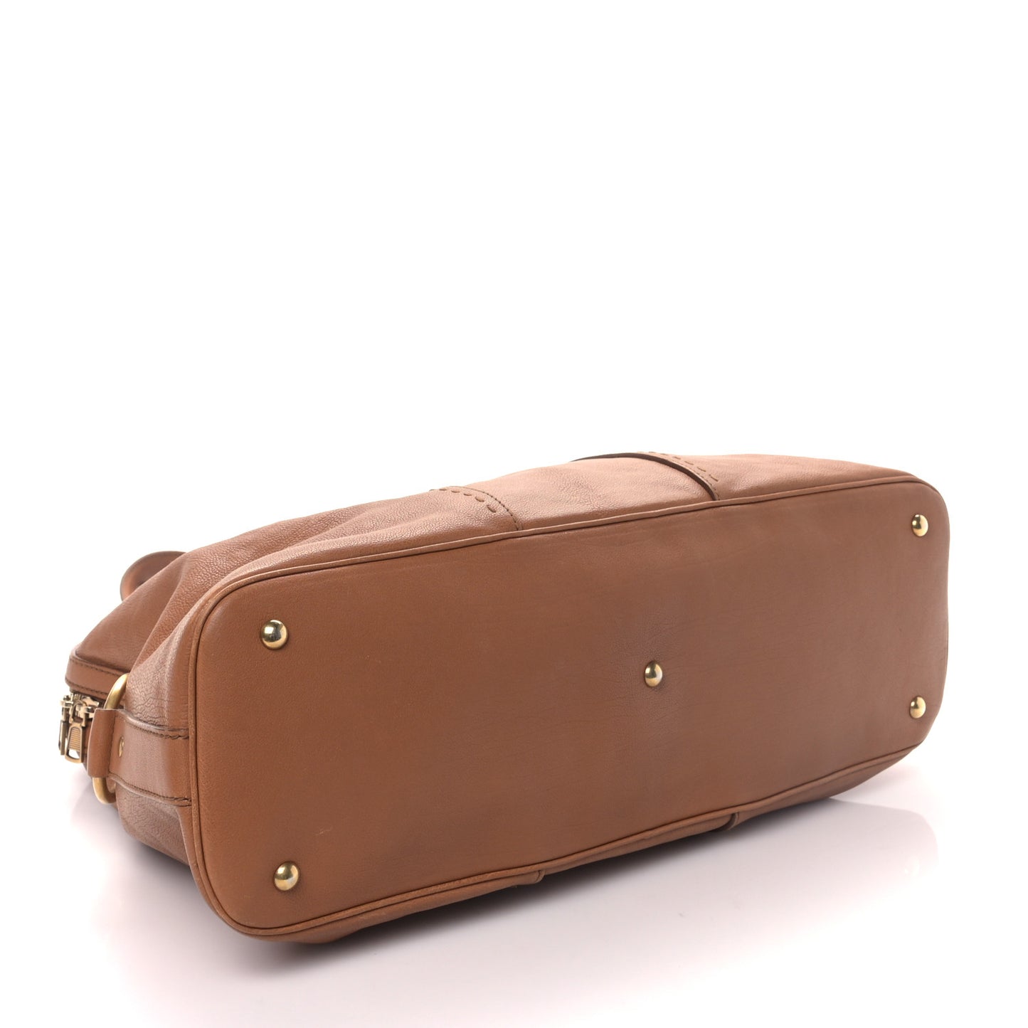 Calfskin Oversized Muse Brown