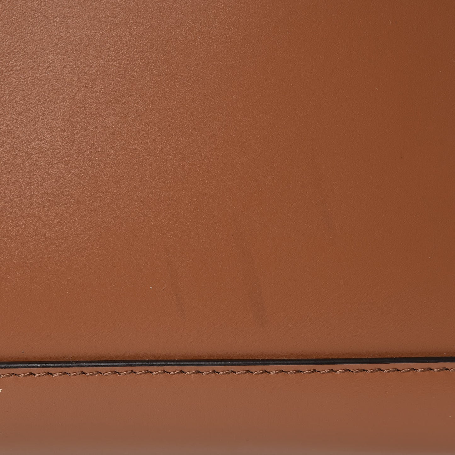 Smooth Calfskin Small Horizon Satchel Caramel