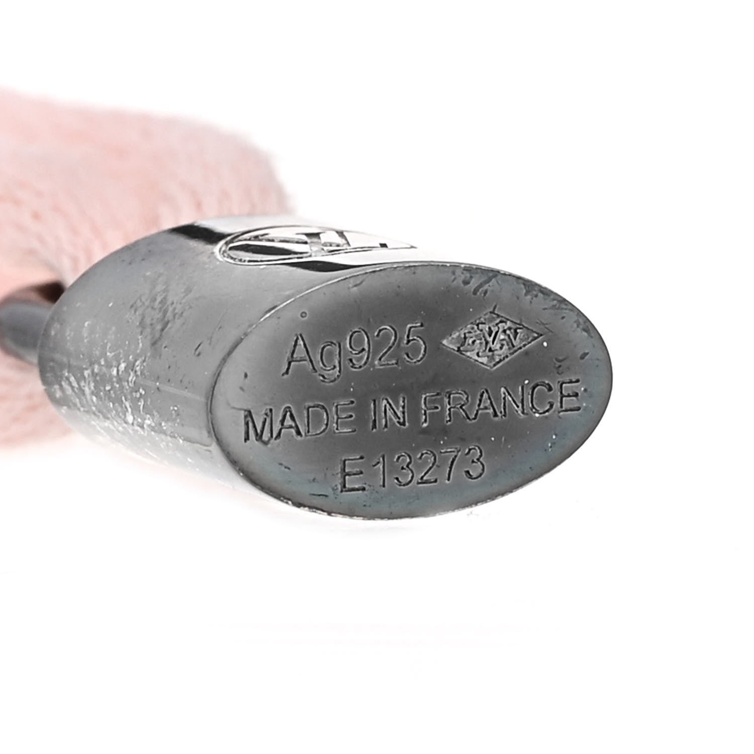 Louis Vuitton X UNICEF Sterling Silver Lockit Bracelet Light Pink 4 of 5