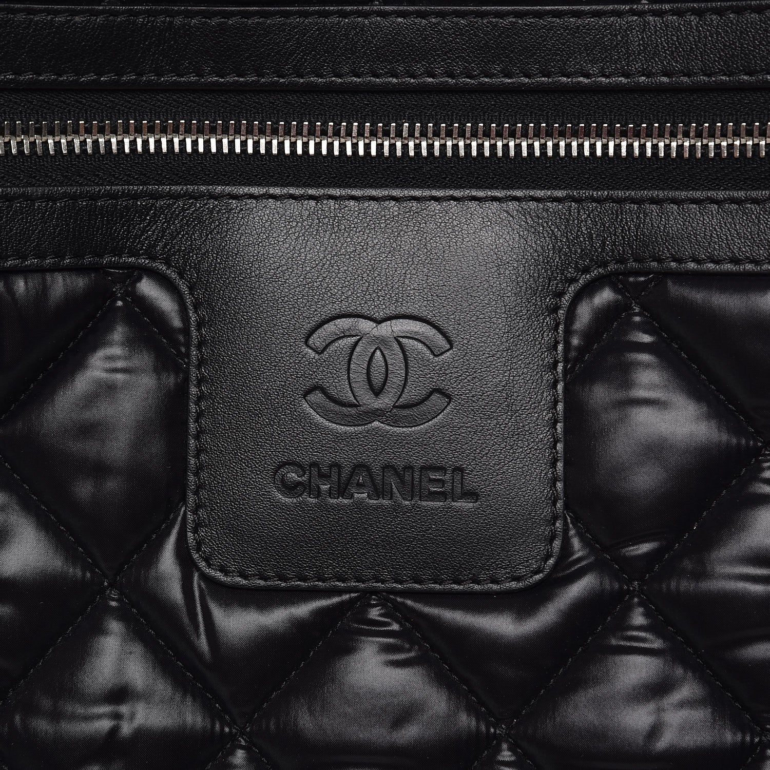 Chanel Nylon Quilted XL Coco Cocoon Backpack Black 5 of 8
