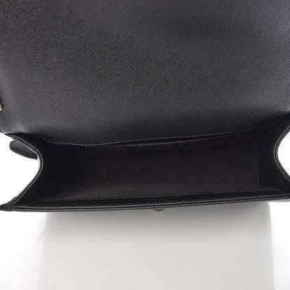 Chanel Caviar Quilted Medium Boy Flap Black 5 of 9