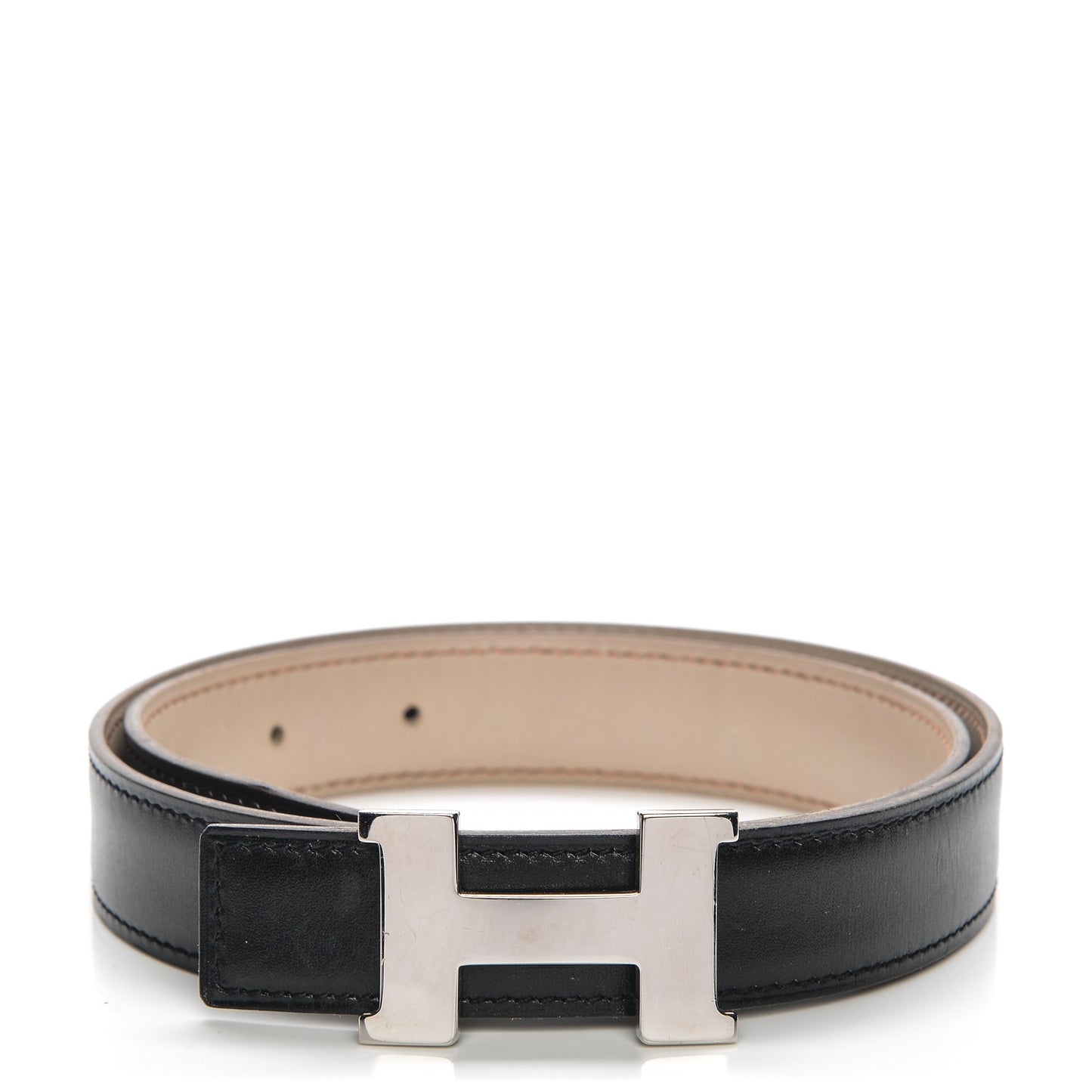 Box Swift 24mm Constance H Belt 65 Black Beige Rose