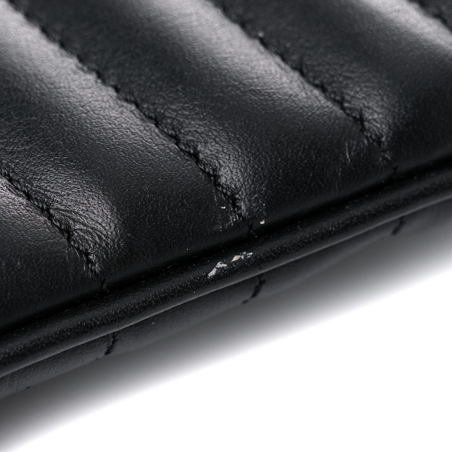 Calfskin New Wave Zipped Pochette Black