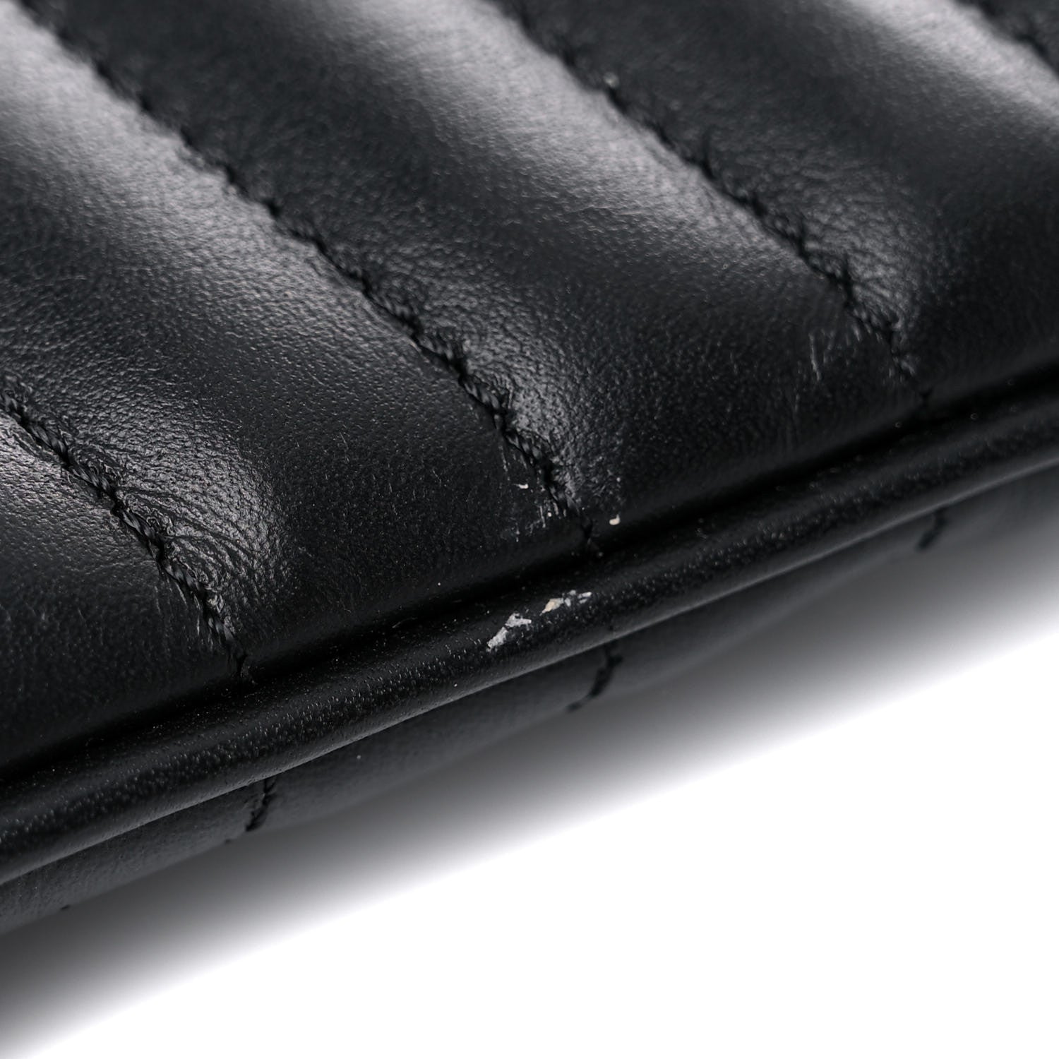 Louis Vuitton Calfskin New Wave Zipped Pochette Black 9 of 10