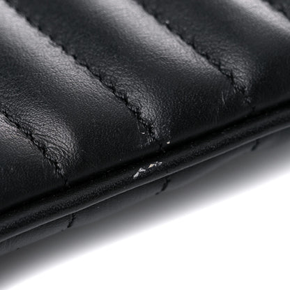 Louis Vuitton Calfskin New Wave Zipped Pochette Black 9 of 10