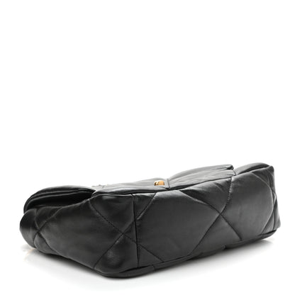 Chanel Lambskin Quilted Medium Chanel 19 Flap Black 4 of 11