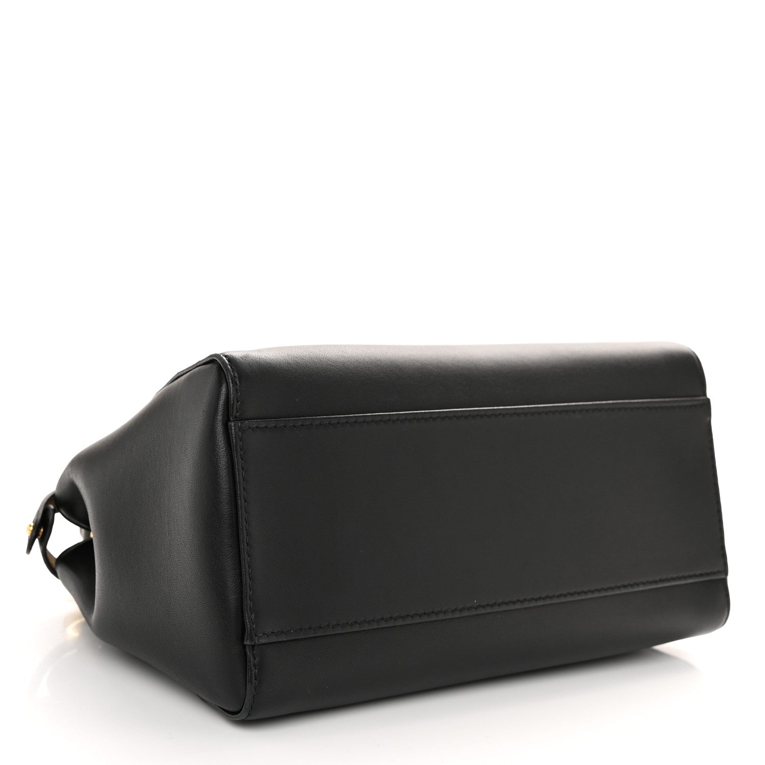 Fendi Nappa Mini Peekaboo Iconic Satchel Black 4 of 12
