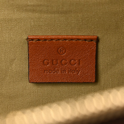 Gucci Vintage Canvas Web Belt Bag Sand Cuir 6 of 10