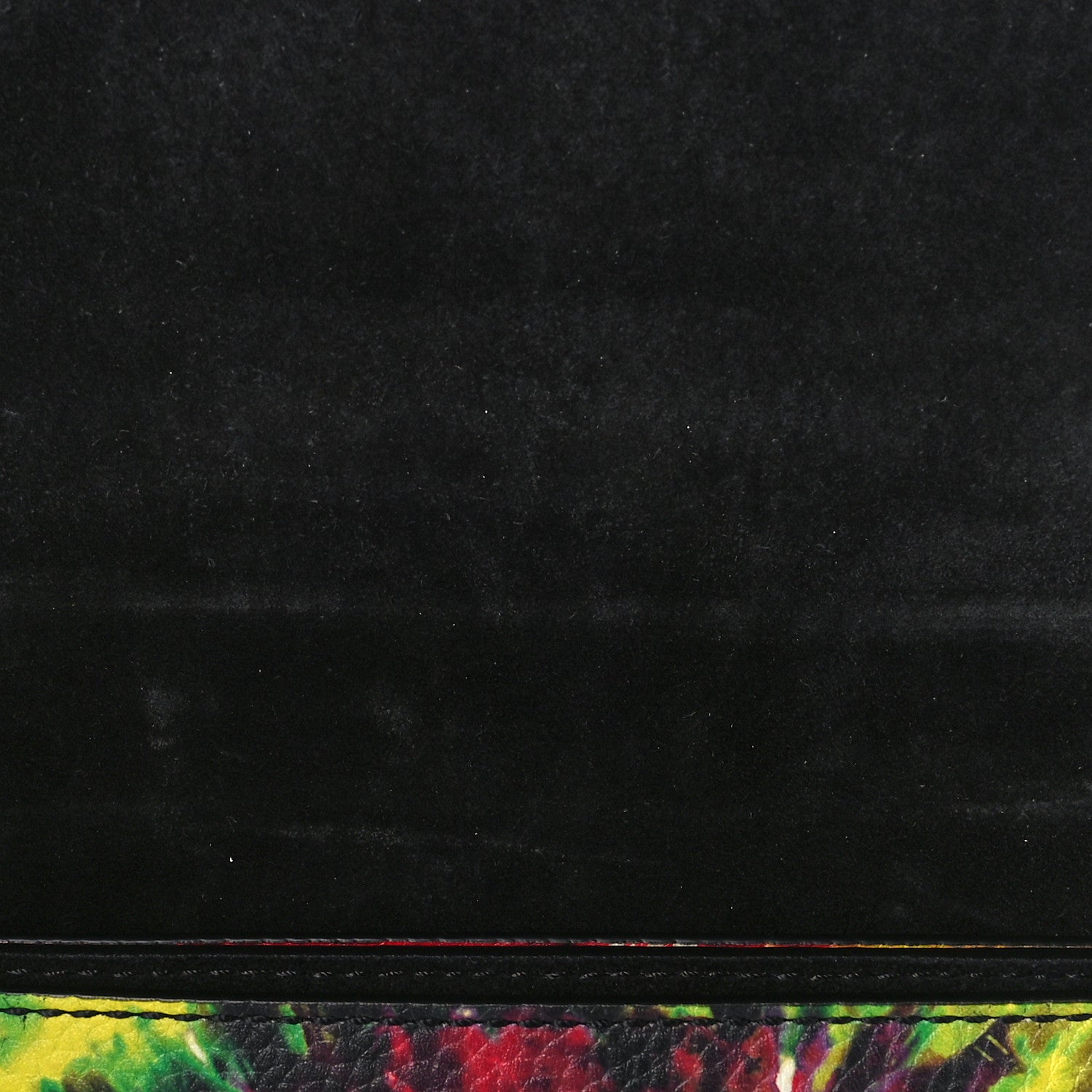 Valentino Garavani Pebbled Calfskin Tie Dye Rockstud Rolling Wristlet Clutch Multicolor 9 of 10